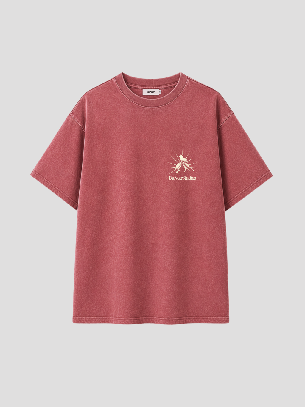 Du Noir Studios Washed T-Shirt - Redwood