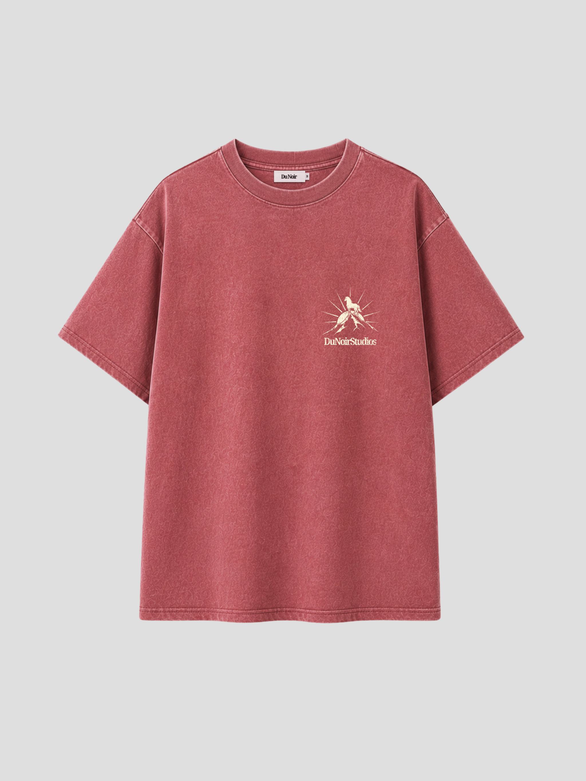 Du Noir Studios Washed T-Shirt - Redwood