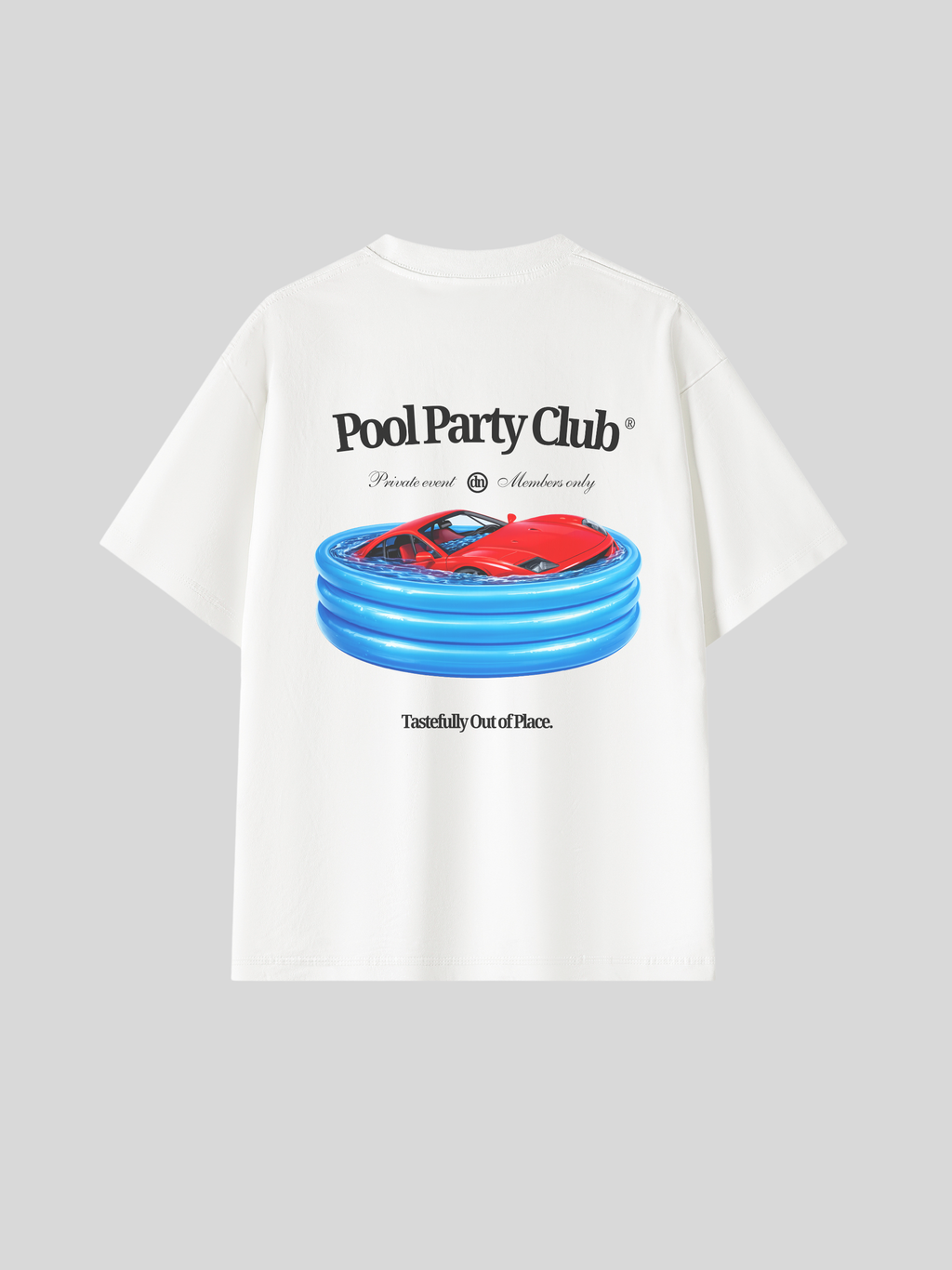 Pool Party Club Tee - White