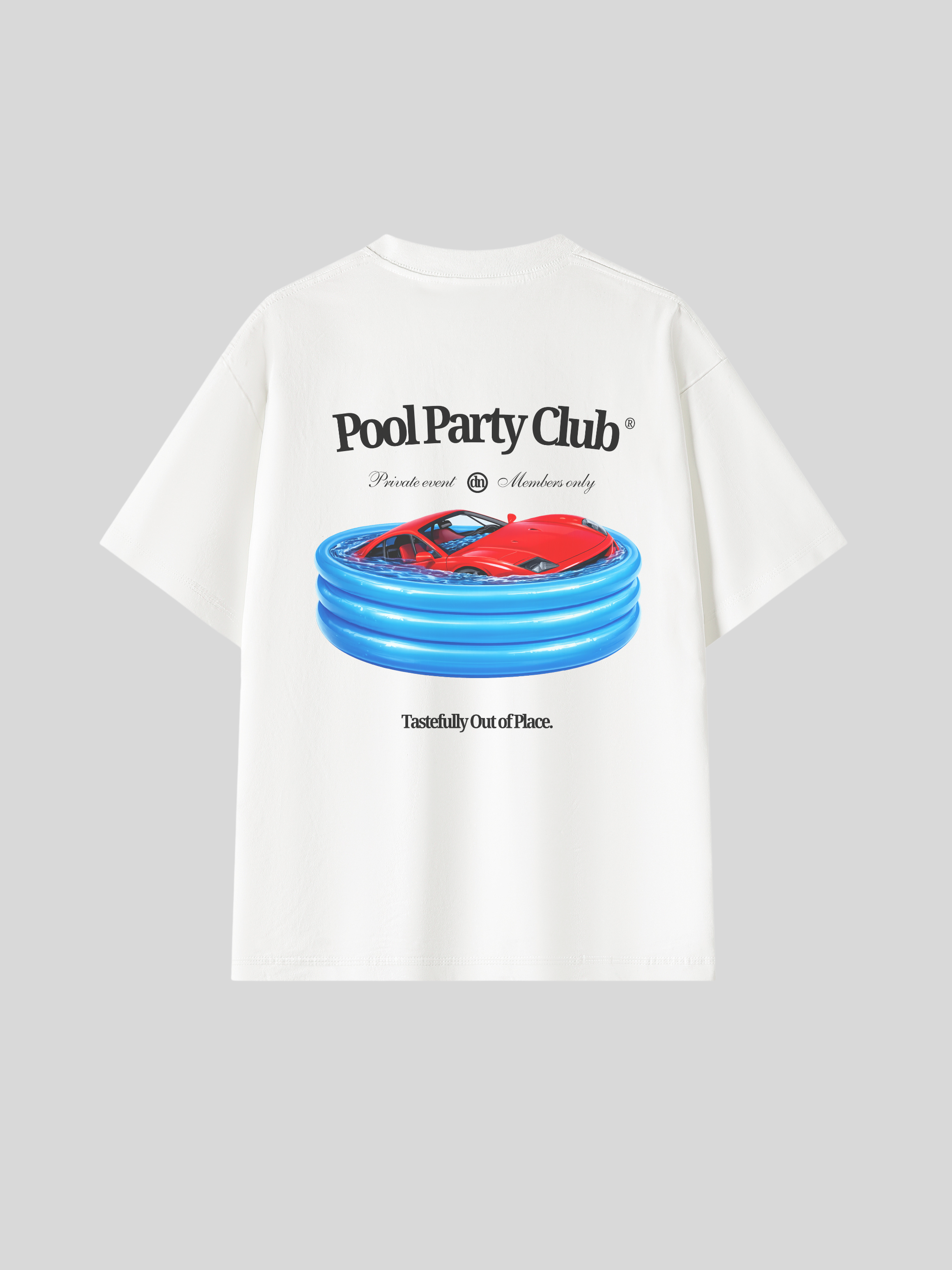 Pool Party Club Tee - White
