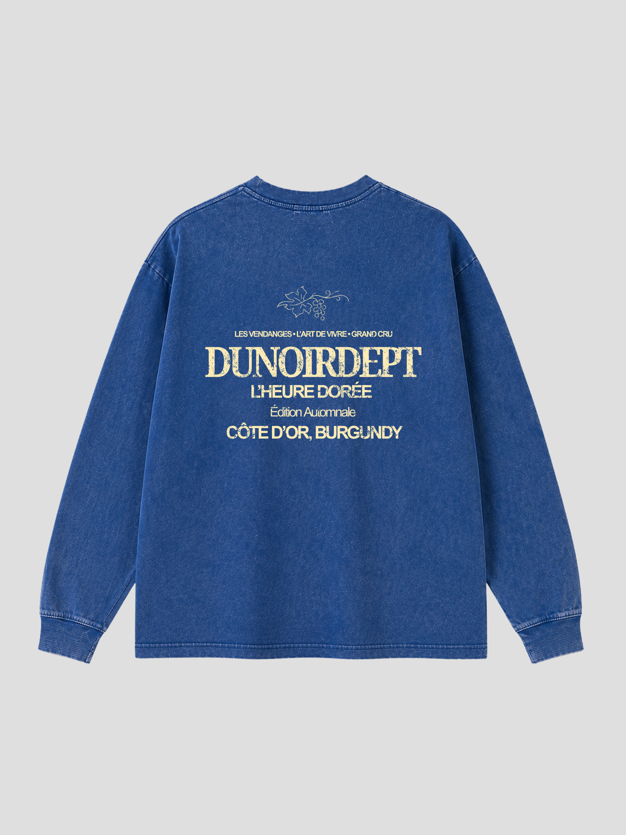DuNoirDept Washed Long Sleeve - Atlantic