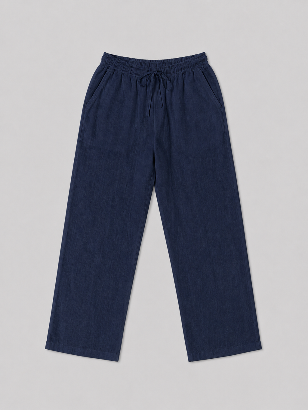Club Privé Linen Pants - Navy