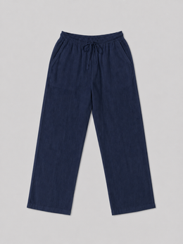 Club Privé Linen Pants - Navy
