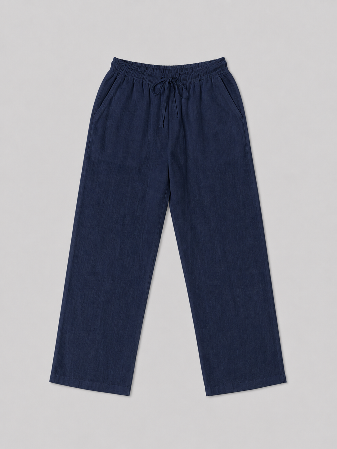 Club Privé Linen Pants - Navy
