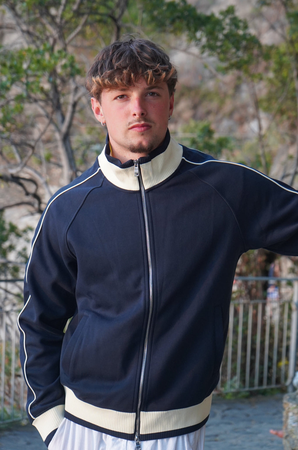 Solemare Knitted Jacket - Navy