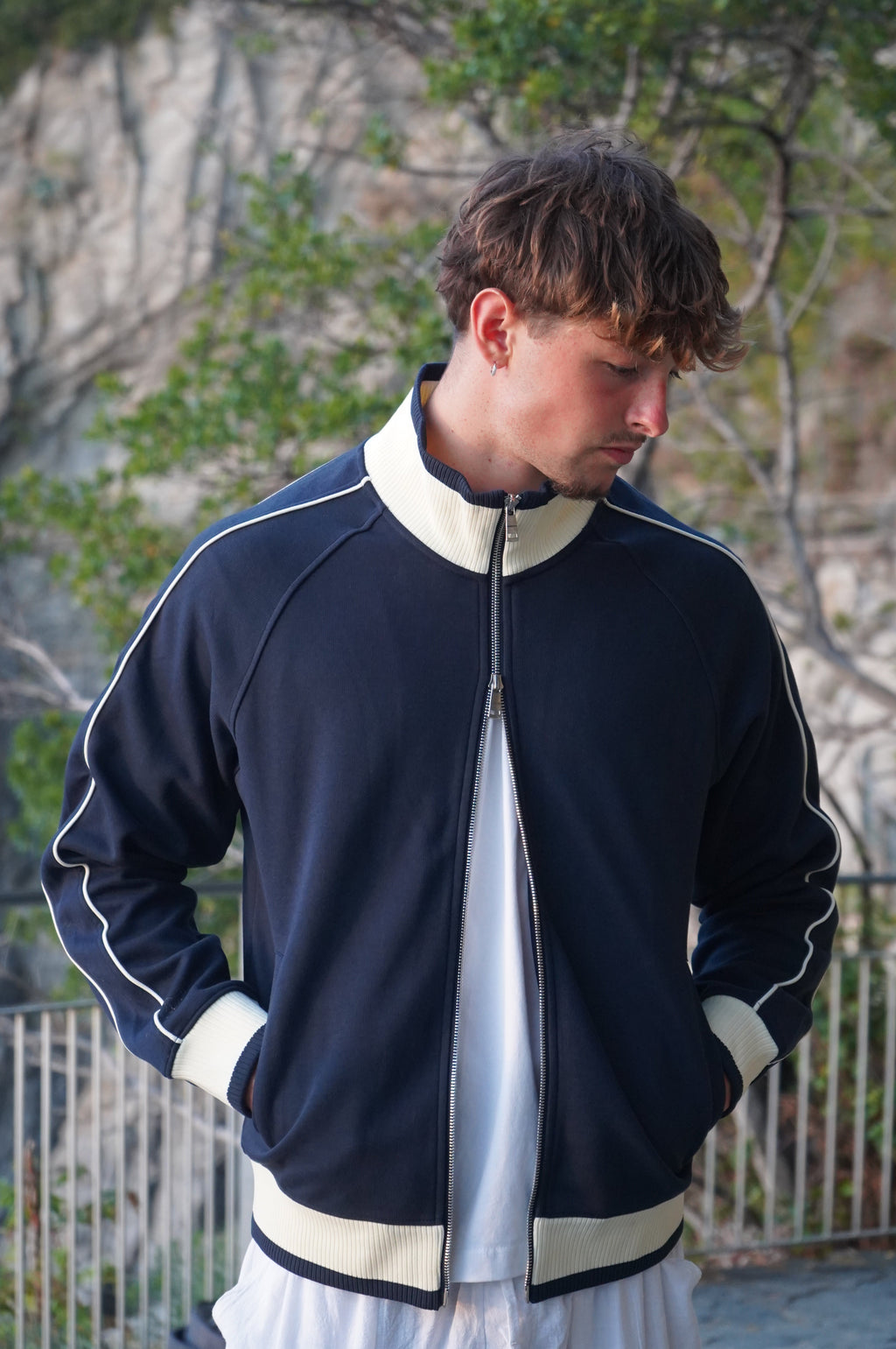 Solemare Knitted Jacket - Navy